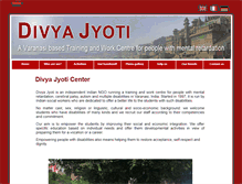 Tablet Screenshot of divyajyoticenter.com